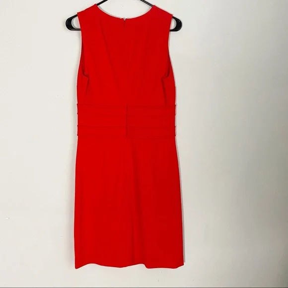 Diane von Furstenberg Evita sleeveless Sundried  Tomato red dress size 6 - Picture 9 of 9